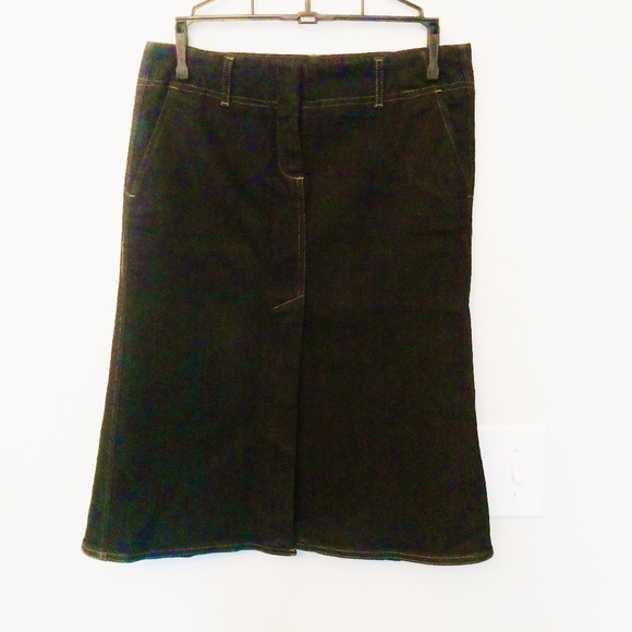 Theory Black Jean Skirt - Picture 1 of 6